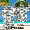 Jeep Logo Pattern Coconut Island Hawaiian Shirt And Shorts Set