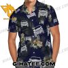 Jeep Palm Leaves Hawaiian Shirt Set