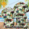 Jeep Pineapple Flowers Hawaiian Shirt And Shorts