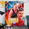 Joker Nikola Jokic Journey To 3X Kia MVP Poster Canvas