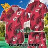 Kansas City Chiefs Logo Palm Leaves Hawaiian Shirt And Shorts