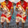 Kansas City Chiefs Tropical Forest Hawaiian Shirt And Shorts Set