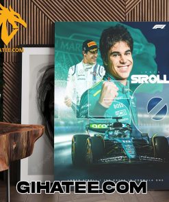 Lance Stroll 150 Races In F1 Imola GP 2024 Poster Canvas