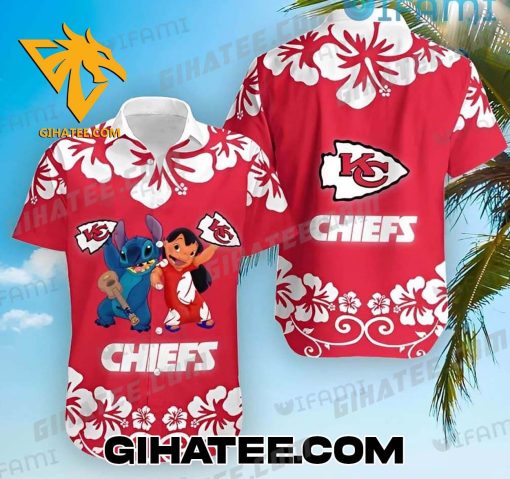 Lilo Stitch Kansas City Chiefs Hawaiian Shirt And Shorts