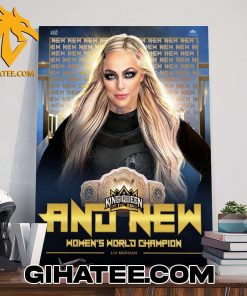 Liv Morgan Takes Down Becky Lynch To Become The New Womens World Champions 2024 Poster Canvas