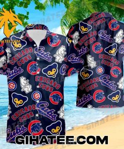 MLB Chicago Cubs Premium Brand Logo Famous Hawaiian Shirt And Beach Shorts