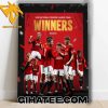 Manchester United U18 National Premier League Final Winners 2024 Poster Canvas