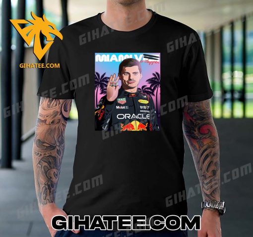 Max Verstappen Miami GP 2024 T-Shirt Art Style