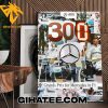 Mercedes-AMG PETRONAS F1 Team 300th Grands Prix GP Poster Canvas