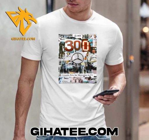 Mercedes-AMG PETRONAS F1 Team 300th Grands Prix GP T-Shirt