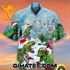 Merry Christmas Dinosaur Short-Sleeve Hawaiian Shirts