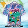 Miami South Beach Cool T- Rex Dinosaur Hawaiian Shirt Set