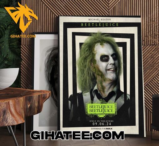 Michael Keaton Is Beetlejuice In Beetlejuice Beetlejuice Movie Poster Canvas