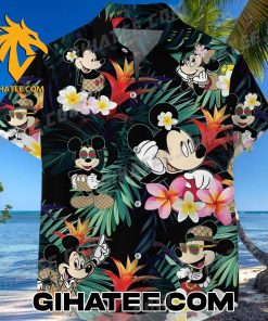 Mickey Mouse And Minnie Mouse Gucci Lost In The Forest Hawaiian Shirt And Shorts Set