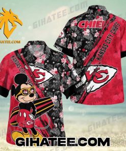 Mickey Mouse Disney Kansas City Chiefs Hawaiian Shirts And Shorts Matching