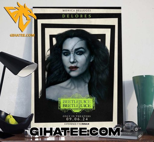 Monica Bellucci Is Delores In Beetlejuice Beetlejuice Movie Poster Canvas