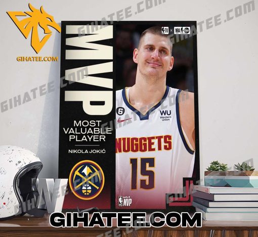 Nikola Jokic is the 2023-24 Kia MVP Poster Canvas