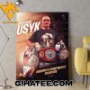 OFFICIAL OLEKSANDR USYK IS THE UNDISPUTED HEAVYWEIGHT CHAMPION OF THE WORLD POSTER CANVAS