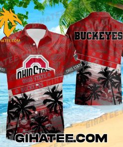 Ohio State Coconut Island Hawaiian Shirt And Shorts Combo