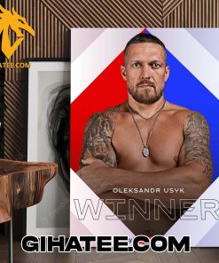 Oleksandr Usyk beats Tyson Fury to become the undisputed heavyweight world champion Poster Canvas