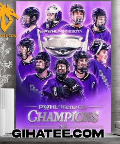 PWHL Minnesota is your first-ever Walter Cup Champion Poster Canvas