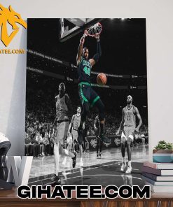 Quality  Al Horford Dunk Moment At Game 2 Celtics With Pacers 2-0 In Eastern Coference Final NBA Playoffs 23-24 Poster Canvas