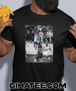 Quality Anthony Edwards Iconic Poster Dunk Moment Over Daniel Gafford Destroy The Rim Of Mavs In Game 3 Western Coference Final NBA Playoffs 23-24 T-Shirt