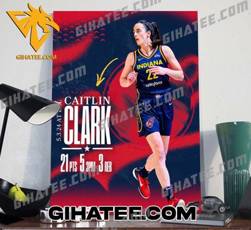 Quality Caitlin Clark Indiana Fever Looked Comfortable In Her WNBA Preseason Debut Poster Canvas