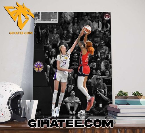 Quality Cameron Brink Rejected Shakira Austin In Sparks Versus Mystics Match WNBA Regular Season 2024 Poster Canvas