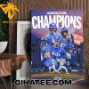 Quality Congrats Duke Blue Devils Champions 2024 ACC Baseball Conference Tournament Poster Canvas