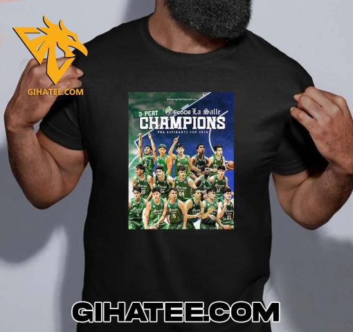 Quality Congratulations De La Salle University Green Archers Champions PBA Dleague Aspirants Cup 2024 T-Shirt