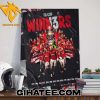 Quality Congratulations Manchester United With Thirteen Times Win FA Cup After Defeat Man City To Get 2024 FA Cup Winner Poster Canvas