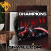 Quality Ferrari F1 Racing Team The Constructors Champions 2024 F1 Sim Racing World Championship Poster Canvas