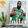 Quality Jaylen Brown Celtics Boston NBA Power Moves Cover SLAM Poster Canvas
