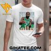 Quality Jaylen Brown Celtics Boston NBA Power Moves Cover SLAM T-Shirt