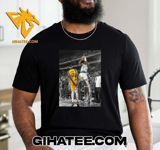 Quality Jaylen Brown Game-Tying For Celtics With Clutch Shot In Last Second Eastern Conference Final NBA Playoffs 2023-2024 T-Shirt