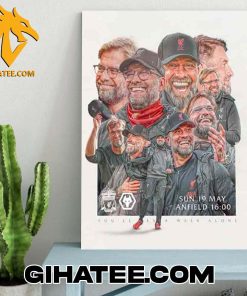 Quality Jurgen Klopp Liverpool FC You Will Ever Walk Alone At Anfield Poster Canvas