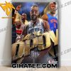 Quality NBA KIA Defensive Player Of The Year 4X DPOY Rudy Gobert joins an exclusive club with Dikembe Mutombo and Ben Wallace Poster Canvas