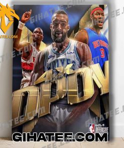 Quality NBA KIA Defensive Player Of The Year 4X DPOY Rudy Gobert joins an exclusive club with Dikembe Mutombo and Ben Wallace Poster Canvas