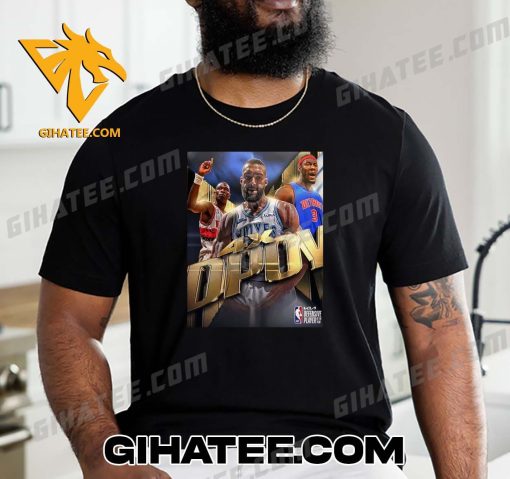 Quality NBA KIA Defensive Player Of The Year 4X DPOY Rudy Gobert joins an exclusive club with Dikembe Mutombo and Ben Wallace T-Shirt