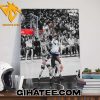 Quality Omg Ant Anthony Edwards Poster Dunk Moment On Gafford Face In Game 3 Mavs Versus Wolves Western Final NBA Playoffs 2023-2024 Poster Canvas