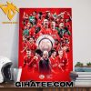 Quality PSV Eindhoven Creating Stars Together Kampioen Van Nederland 2023-2024 Eredivise Champions Poster Canvas