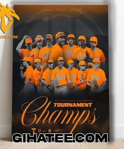 Quality Tennessee Volunteers Baseball Is 2024 SEC Tournament Champions NCAA Men’s Baseball Poster Canvas