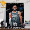 Quality The 2023-24 Twyman-Stokes Teammate Of The Year Is Mike Conley Poster Canvas