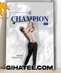 Quality Xander Schauffele Is 2024 PGA Championship Winner Poster Canvas