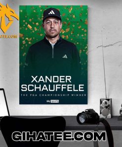 Quality Xander Schauffele Wins The 2024 PGA Championship Poster Canvas