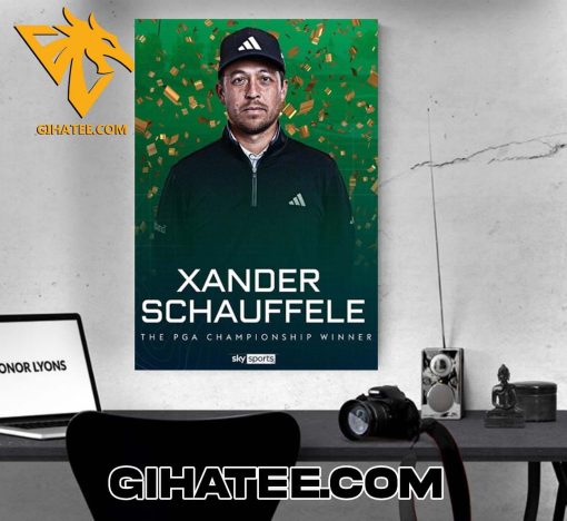 Quality Xander Schauffele Wins The 2024 PGA Championship Poster Canvas