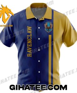 Ravenclaw Harry Potter Hawaiian Shirts And Shorts Matching Blue Yellow Color