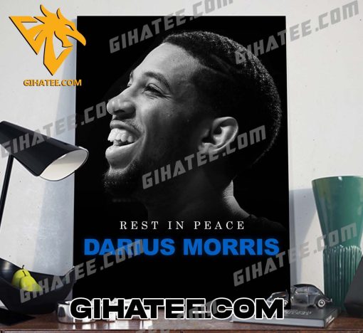 Rest In Peace Darius Morris 1991-2024 Thank You For The Memories Poster Canvas