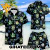Rick And Morty Cannabis Leaves Hawaiian Shirt And Shorts